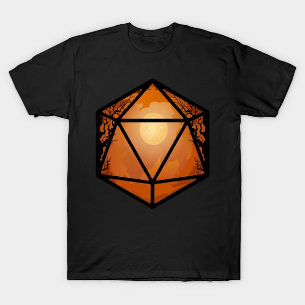 Haunted Grove D20 T-Shirt by MimicGaming